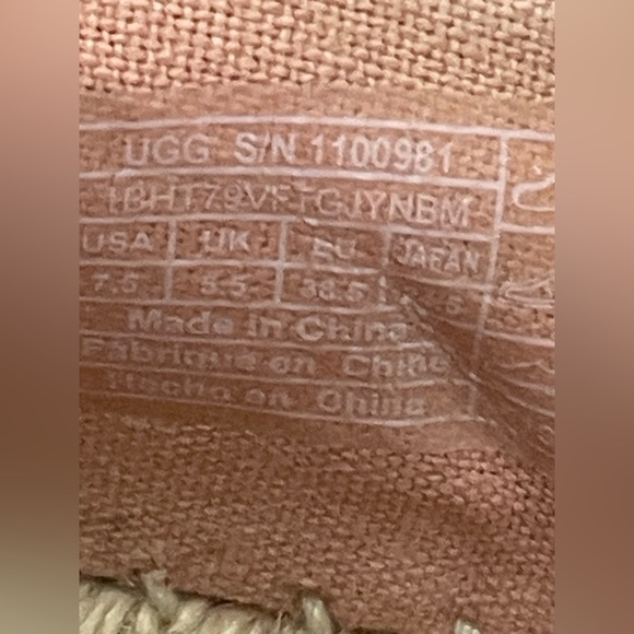 UGG Heidi Perforated Espadrille size 7.5 - Picture 10 of 11